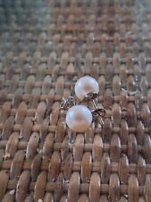 orecchini perle oro bianco usato  Valfenera