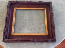 Exceptional Walnut Picture Frame, Unique Carving 17 1/2 X 15  Overall Dimensions for sale  Shipping to Canada