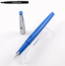 Pluma estilográfica vintage Staedtler Noris en azul-plata con punta en M segunda mano  Embacar hacia Mexico