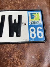 License plate. french d'occasion  Expédié en Belgium