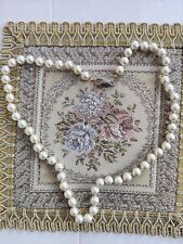 Collana perle semplice usato  Milano
