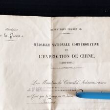 Rare diplôme militaire. d'occasion  Charvieu-Chavagneux