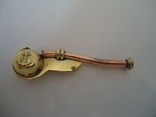 Bosun whistle brass for sale  Shipping to Ireland