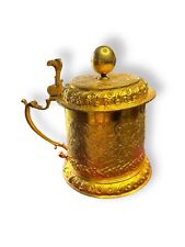 Antique Gilt German Ornate Lidded Tankard  for sale  Shipping to South Africa