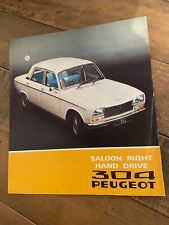 Peugeot 304 rhd for sale  AIRDRIE