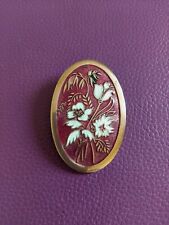 Broche fleurie blanche d'occasion  Soisy-sous-Montmorency