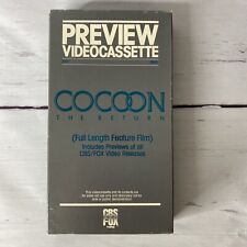 Videocassete Cocoon The Return VHS julho 1989 prévia CBS Fox Video, usado comprar usado  Enviando para Brazil