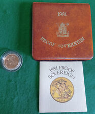 1981 gold proof for sale  NORTHAMPTON