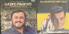 Used, Luciano Pavarotti - World's Favorite Tenor Arias + Magnificent Mario Lanza-VINYl for sale  Shipping to South Africa
