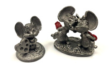 Mouse figurines pewter for sale  Shipping to Ireland