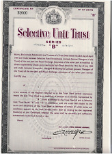 Selective unit trust for sale  Shipping to Ireland