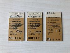 Kinderfahrkarten personenzug 1 gebraucht kaufen  Hohenwart, Eutingen
