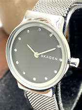 Reloj para mujer Skagen Dinamarca SKW2667 cuarzo esfera gris malla plateada acero 26 mm, usado segunda mano  Embacar hacia Mexico