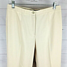 Pantalones de mujer extensibles talla 8 elásticos beige sólido de altura media cónica, usado segunda mano  Embacar hacia Argentina