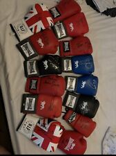 Signed boxing gloves for sale  LOWESTOFT
