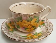 Vintage James Kent Golden Wattle Demitasse C/S c1946-53 Made in England PN#4014 for sale  Shipping to South Africa