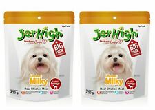 2 x 400 g JerHigh Save Pack Pollo Lácteo Palo Perro Cachorro Snack Golos, usado segunda mano  Embacar hacia Argentina
