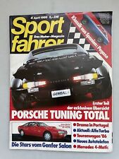 Sportfahrer abril de 1986 4/86 Porsche Tuning Alfa 75 Vauxhall Corsa Motor-Magazine, usado comprar usado  Enviando para Brazil