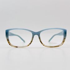 Óculos ESCADA Feminino Angular Azul Marrom Mod. VES335 Novo comprar usado  Enviando para Brazil
