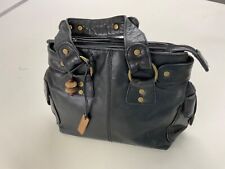 Black real leather for sale  GLASGOW