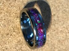 Tungsten crushed opal ring for sale  SPALDING