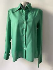 Camicia verde vintage usato  Napoli