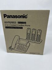 Usado, Sistema telefónico inalámbrico Panasonic KX-TGF853 G2 con contestador automático ORO ROSA segunda mano  Embacar hacia Argentina