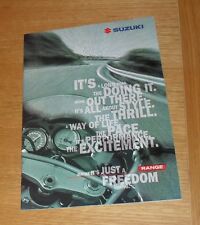 Suzuki motorbike brochure for sale  FAREHAM