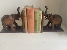 Antique wood elephant for sale  YORK