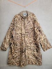 Vintage Camo Duck Hunting Jacket 2XL Hodgman Raincoat Waterproof Shadow Grass for sale  Shipping to South Africa