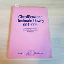 Classificazione decimale dewey usato  Vaiano Cremasco