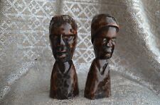 Pair carved wooden for sale  Annandale