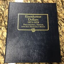 Dólar Eisenhower 1971-1978 completo 32 monedas en nuevo álbum de Whitman segunda mano  Embacar hacia Argentina