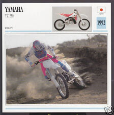 1992 yamaha yz250 d'occasion  Expédié en Belgium