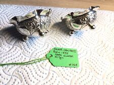 Pair silver open for sale  STOCKPORT