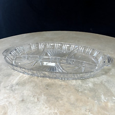 Oval crystal serving for sale  Riverton