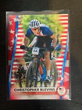 Bicicleta de montaña paralela Christopher Blevins 2021 Topps bandera olímpica de EE. UU./299 🙂 segunda mano  Embacar hacia Argentina