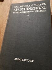 Taschebuch den maschinenbau gebraucht kaufen  Barßel