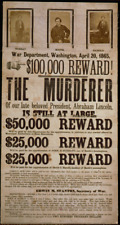 Cabina de carteles buscada Surrat y Harold - Impresión fotográfica - Los asesinos de Lincoln segunda mano  Embacar hacia Argentina