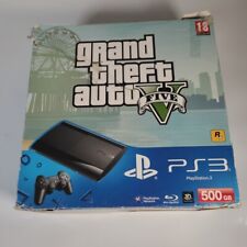 Konsola Sony PlayStation 3 PS3 Super Slim 500GB czarny kontroler GTA 5 w pudełku na sprzedaż  Wysyłka do Poland