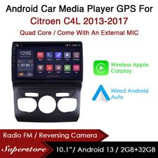 Unidade principal GPS estéreo carro 10,1” CarPlay Android 13 para Citroen C4L 13-17, usado comprar usado  Enviando para Brazil