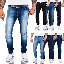 Rock Creek Designer Herren Jeans Hose Regular Slim Stretch Jeans M46 W29-W40 comprar usado  Enviando para Brazil