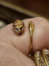 gold lion ring for sale  DALTON-IN-FURNESS