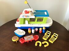 🛟 Vintage Fisher Price Little People Houseboat 985 Life Preservers Completo!! comprar usado  Enviando para Brazil