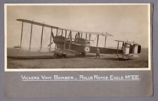 Vickers vimy bomber for sale  LONDON