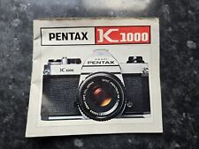 Original pentax k1000 for sale  YORK