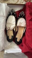 Christian Louboutin DRAMA Sling Flats Ballerinas Studs Court Shoes 38 for sale  Shipping to South Africa