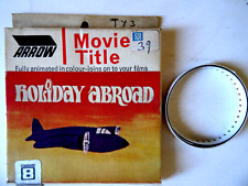 Standard 8mm color SILENT MOVIE TITLE ONLY "HOLIDAY ABROAD" Original Box for sale  Shipping to South Africa