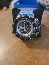 Invicta Mens Chronograph 16809 Model Venom Reserve Black Dial Steel Dive Watch  for sale  Shipping to South Africa