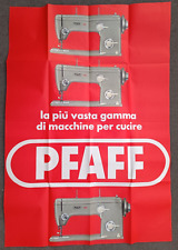 Pfaff locandina pubblicitaria usato  Italia
